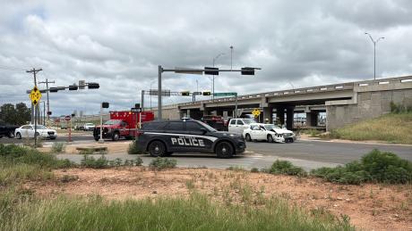 A two-vehicle crash Monday afternoon on Arden Road sent one person to the hospital.