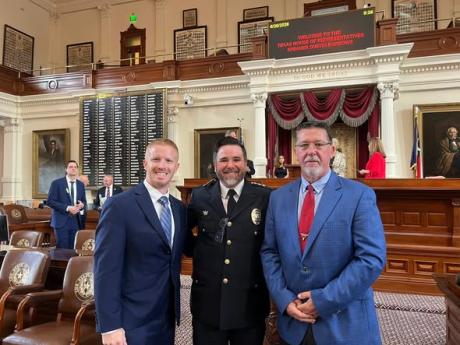 Chief Police Griffith, Judge Lane Carter, and Mayor Tom Thompson 