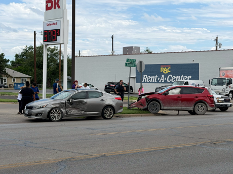 A crash at the intersection of Beauregard Avenue and Milton Street on Monday afternoon sent one person to the hospital.