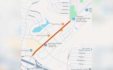 Knickerbocker Road lane closures begin Monday in San Angelo for intersection project