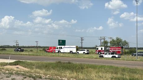 A crash Monday afternoon on Loop 306 outside San Angelo trapped a motorist inside their vehicle.
