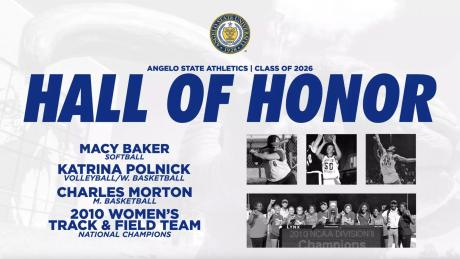 Angelo State's Hall of Honor 2026 Class