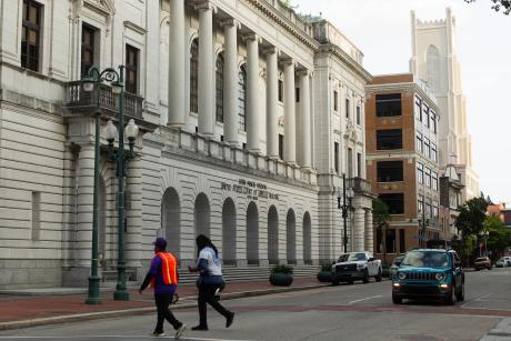 The Fifth Circuit Court of Appeals building in New Orleans on July 1, 2025.