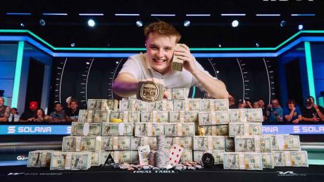 Lucas Jumalon became the second-youngest player to win the World Series of Poker Main Event, earning him $10 million.