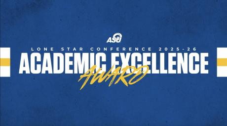 Angelo State Women's Athletics earns LSC Academic Excellence award.
