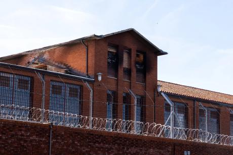 The Huntsville Unit at the Texas State Penitentiary in Huntsville on Jan. 31, 2024. The prison houses the state's execution chamber.