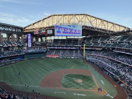 Globe Life Field is the home of the Texas Rangers.
