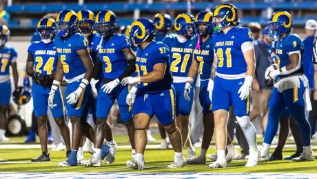 The Angelo State football team will try to earn its first win of the season Saturday when it hosts West Texas A&M in the Lone Star Conference opener.