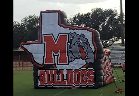 Miles Bulldogs football tunnel