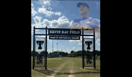 The town of Trinidad will rename its football field after Kevin Ray, who led the Trojans to their only state title in 1998.