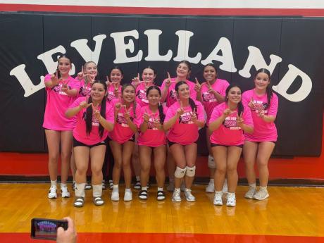 The Lake View Maidens volleyball team celebrates after earning a trip to the playoffs Tuesday, Oct. 20, 2026.