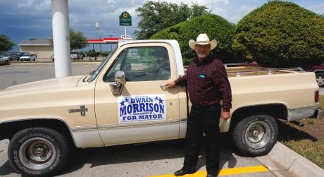 Mayor Dwain Morisson (LIVE! photo/ Amanda Henson) 