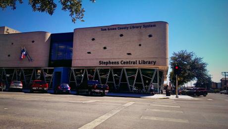 The Stephen's Central Library is hosting a number of events this month as part of the national "Big Read" program. (LIVE! Photo by Chelsea Schmid)