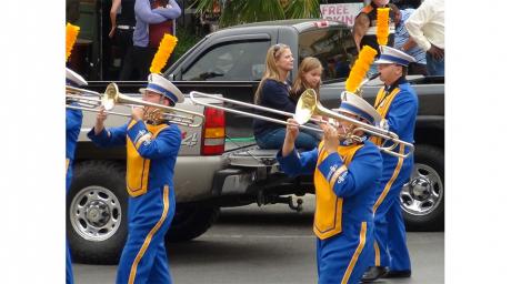 The ASU Homecoming Parade is a staple of Art-Ober Fest (LIVE! photo by Cheyenne Benson)
