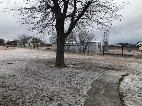 Snow in San Angelo 2019.  (LIVE! Photo Sonia Ramirez)