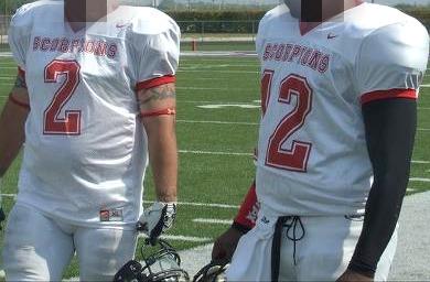 The SAPD needs help locating the thief of some 40 Nike jerseys labelled "Scorpions" (Photo courtesy of SAPD)
