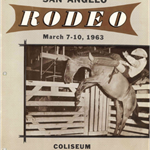 A  rodeo flyer from 1963 