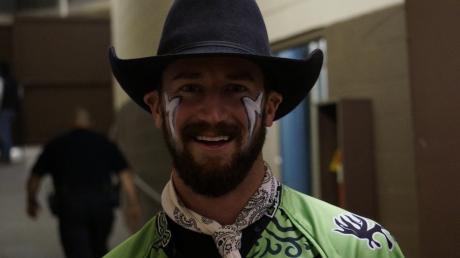 Weston Rutkowski pro bullfighter. (LIVE! Photo/Amanda Henson)