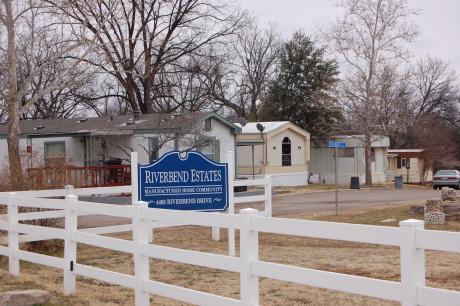 Riverbend Estates, a 'Manufactured Home Community' provides space for mobile homes, which are different in the mind of the City of San Angelo from the less permanent 'RV' parks. (LIVE! Photo/Joe Hyde)