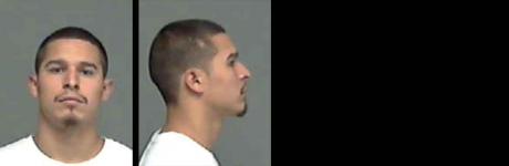 Jessie Fitchett booking photo at the Tom Green County Jail, taken in 2012. Fitchett, fingered as the shooter who killed two males in front of a bar, killed himself 1/11/2013 in a stand-off with the San Angelo Police SWAT team. (Tom Green County Sheriff)