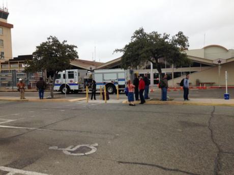 Mathis Field, the civil airport in San Angelo had a fire scare Friday morning.
