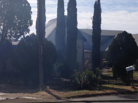 House fire at the 500 block of Pulliam St. in San Angelo, TX (LIVE! Photo/Joe Hyde)