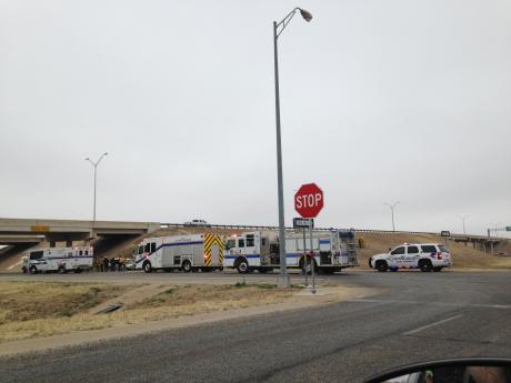One vehicle, white Ford Explorer (LIVE! Photo/Chelsea Schmid)