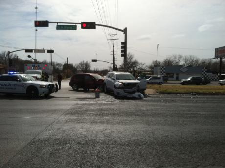 N. Bryant and 14th St. major vehicle accident on Mar. 21, 2014. (LIVE! Photo/Hayden Hyde)