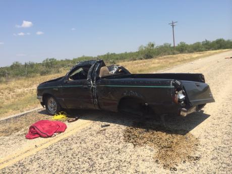 Sarah Whiddon's Ford Ranger was totaled after the crash. (Contributed Photo/Laurie Whiddon)