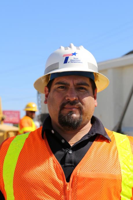 Isreal Ortegon, maintenance selection supervisor of Menard and Eden Offices. (Contributed Photo/TxDOT)