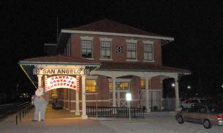The Santa Fe Depot was the second two-story building built in San Angelo. (LIVE! Photo john Basquez)