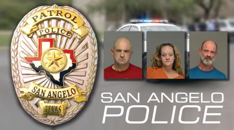 San Angelo Police Department patrol badge.
