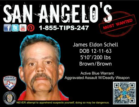 Tips are begin sought on the whereabouts of James Eldon Schell. (Photo courtesy of SAPD)