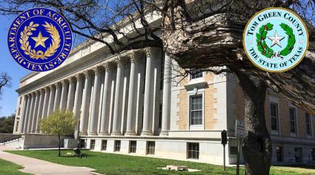 Tom Green County Courthouse building in Downtown San Angelo