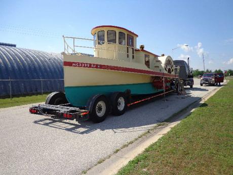 The Tule Princess loaded for the trip from Michigan to Texas. (Contributed/Mack Fox)