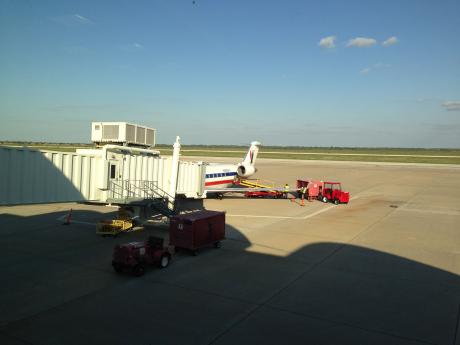 American Airlines has cancelled more flights for Saturday and Sunday. (LIVE! Photo by Joe Hyde)