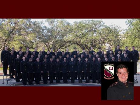 Judd Hatler of Ballinger is featured as a member of the Texas A&amp;M Singing Cadets. (Contributed/Ballinger Aggie Moms)