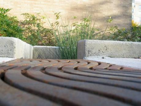An example of curb cutting with a storm drain. (Contributed Photo/asla.org)