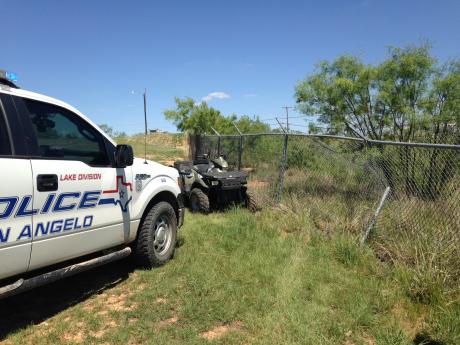 ATV crashes on Red Bluff Road. (LIVE! Photo/Chelsea Schmid)