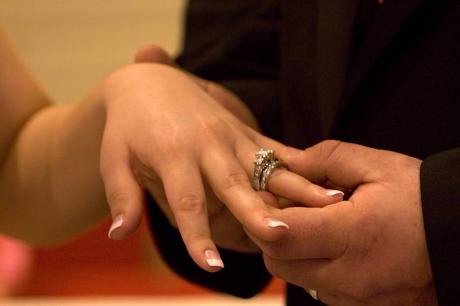 Susan Block's engagement ring, the one with three stones, was stolen on Easter Sunday. (Contributed Photo/Susan Block)