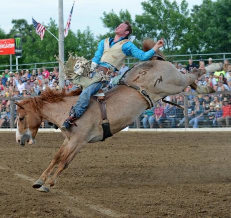 Kyle Brennecke has been riding bareback since he was 14. (Photo courtesy of Brennecke's Facebook)