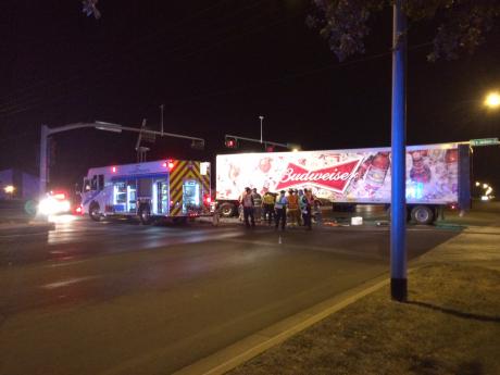 Fatal crash at South Bryant and South Jackson. (LIVE! Photo/John Basquez)