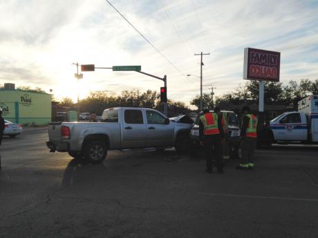 Crash on S. Chadborune on Monday, Nov. 24, 2014. (LIVE! Photo/Chelsea Reinhard)