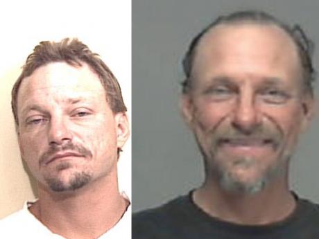 Thomas Scottie Crocker, a regular at Tom Green County Jail. LEFT: taken in 2000. RIGHT: taken Aug., 2014. His spirits appear to have elevated as time has elapsed.(Contributed Photos/TGCJ)