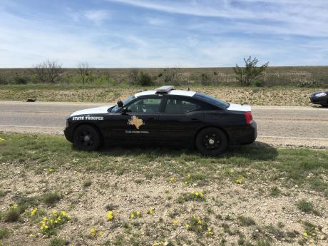 The Texas Department of Public Safety conducts an accident investigation in southwestern Tom Green County. (LIVE! Photo/Joe Hyde)