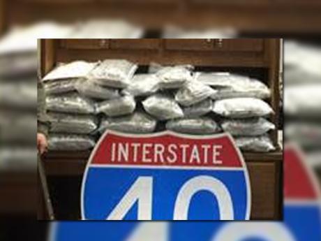 The TxDPS seized 25 pounds of marijuana and 12 ounces of hash in a traffic stop. (Photo/TxDPS) 