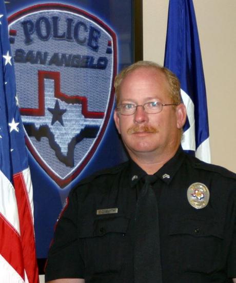 SAPD Officer Ed Smith retired Tuesday after 22 years of service. (Photo courtesy of SAPD)
