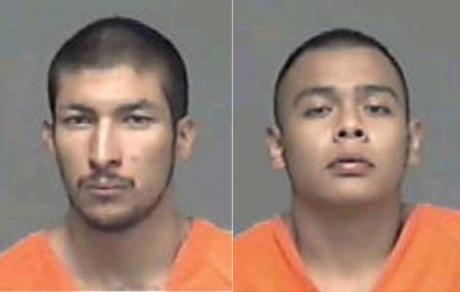 Enriquez and Gamez mug shots. (Tom Green County Jail)