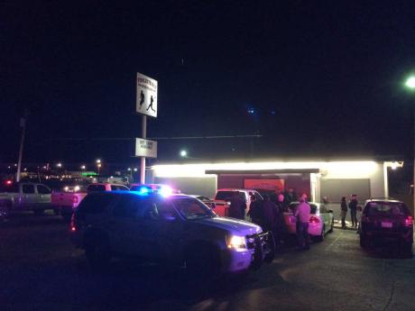 Aggravated assault at Fiddlestrings Sports Bar on Nov. 26, 2014. (LIVE! Photo/John Basquez)