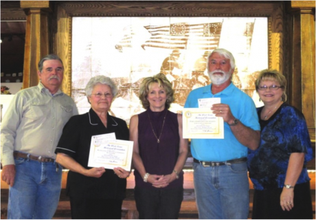 Brent Bryan, Janie Ruth Cooper, Ann Pate, Garland Richards, Lana Richards. (Contributed Photo/Fort Chadbourne)